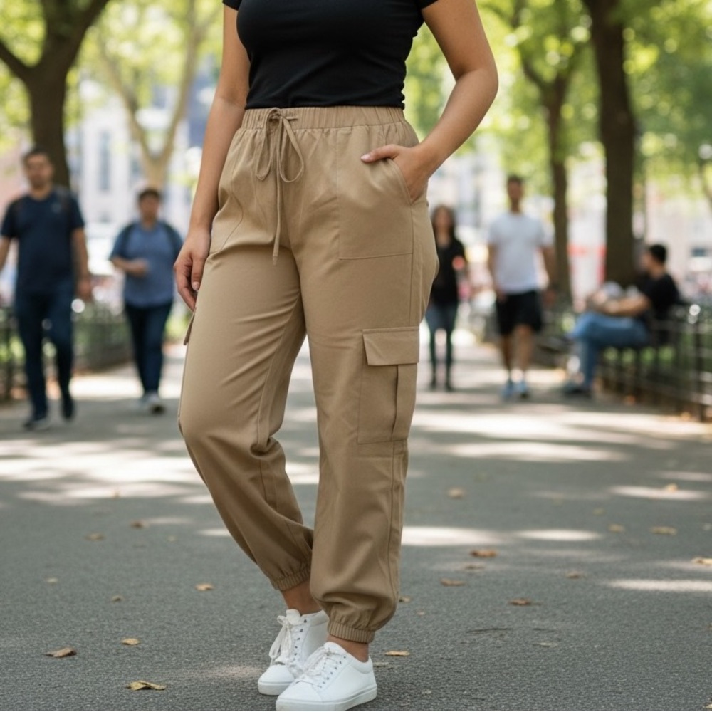 Rosa Clothing Cargo Jogger Pants (BR666)